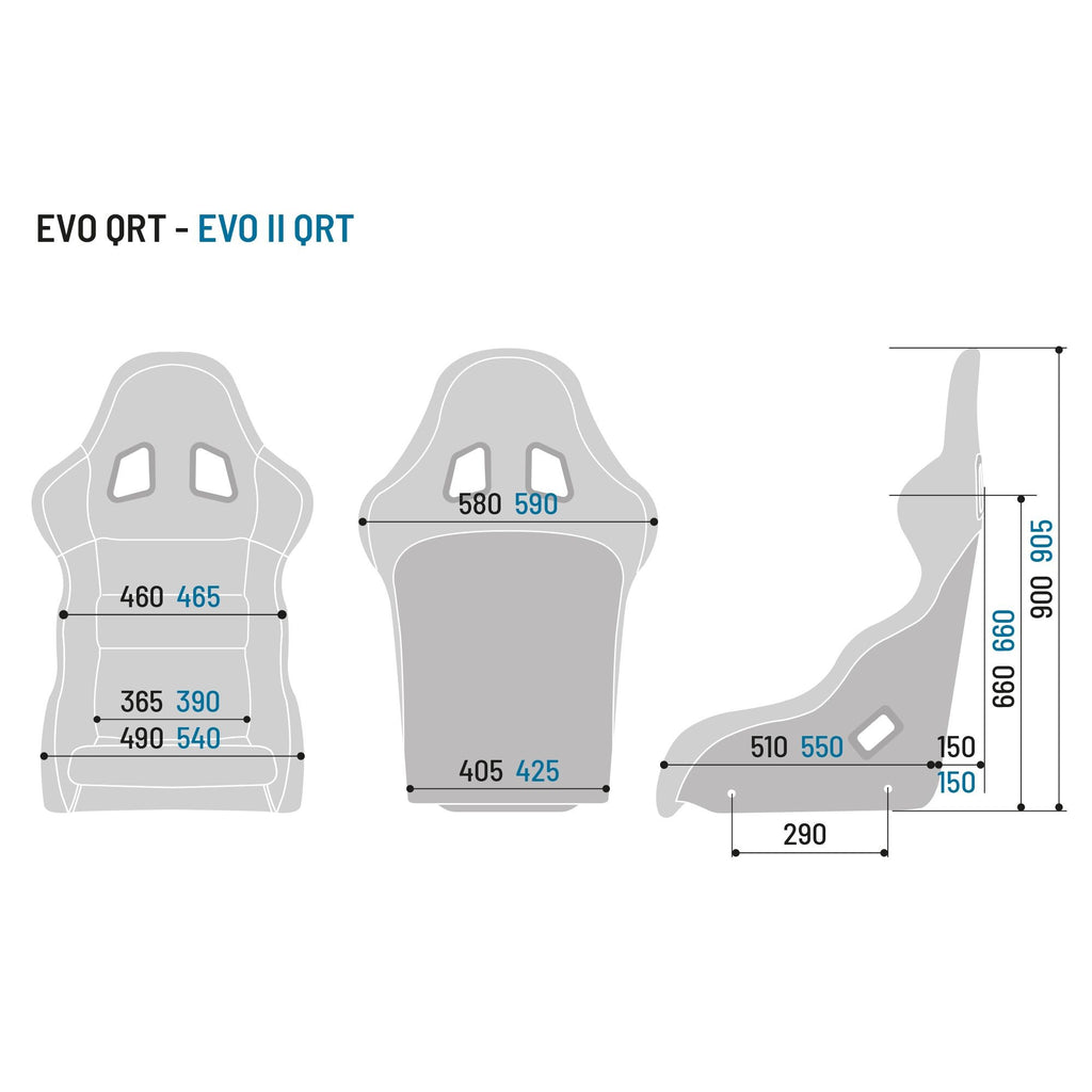 Sparco Asiento Evo QRT X Negro - Sparco | APEXCORSE imagen 3