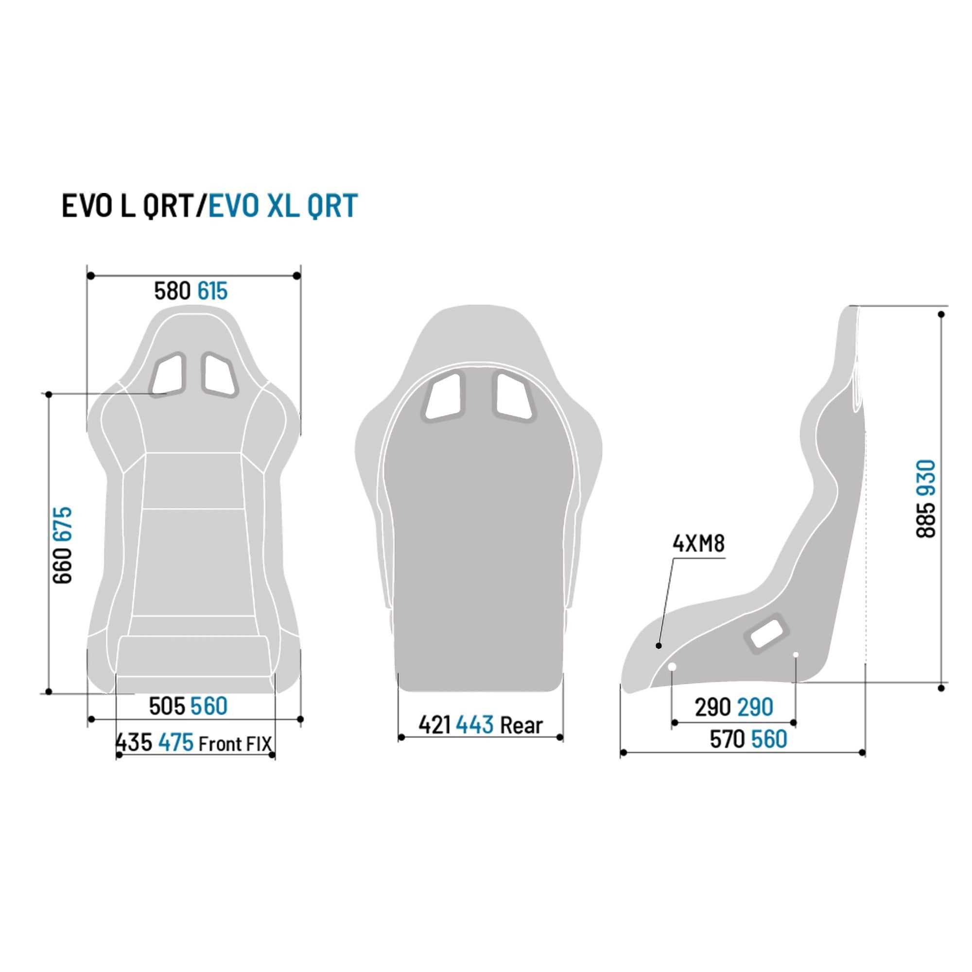 Sparco Asiento Evo QRT X Negro - Sparco | APEXCORSE imagen 4