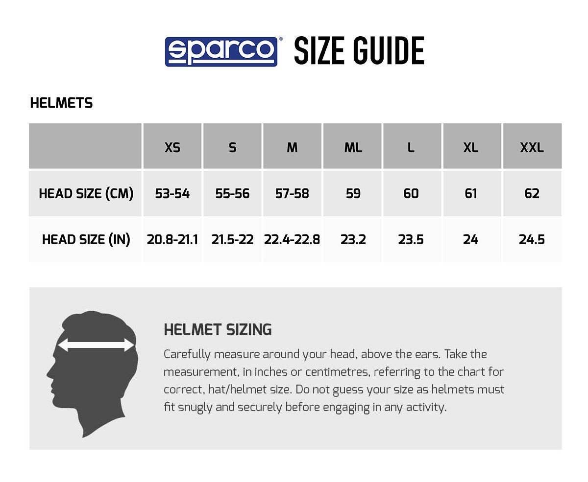 Sparco Casco Rj Talla M/L Blanco - Sparco | APEXCORSE imagen 4