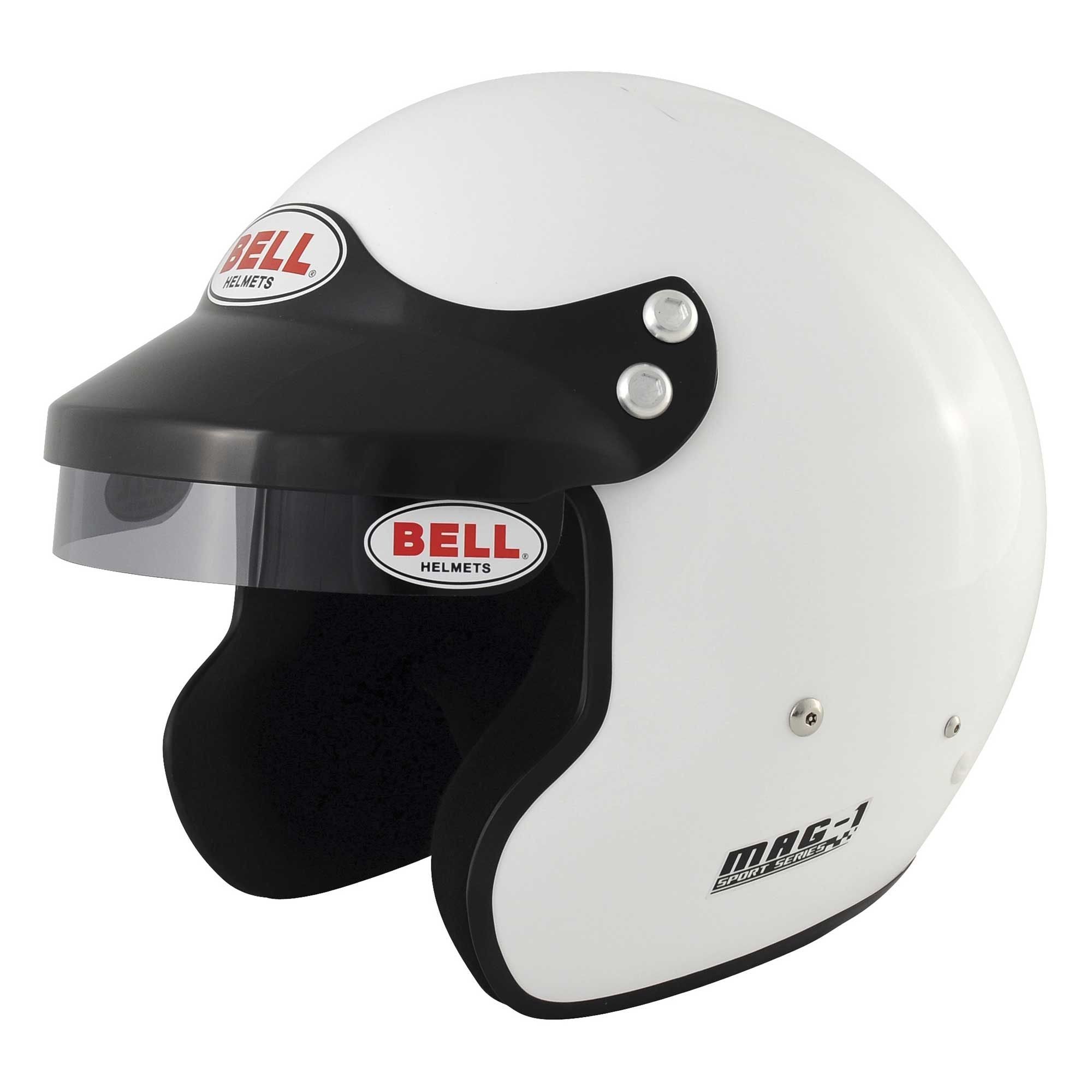 Casco Bell Mag-1 Blanco (Hans) Talla Xl(61-61 +) Fia8859-2015 - Bell | APEXCORSE
