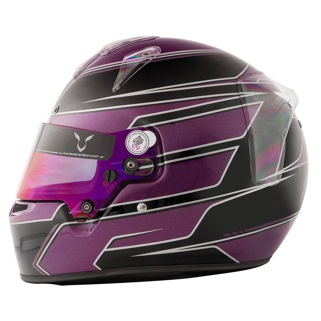 Sparco Casco Bell Kc7-Cmr Lewis Hamilton Karting Negro/Morado Talla 55 Cmr2016 - Sparco | APEXCORSE imagen 2