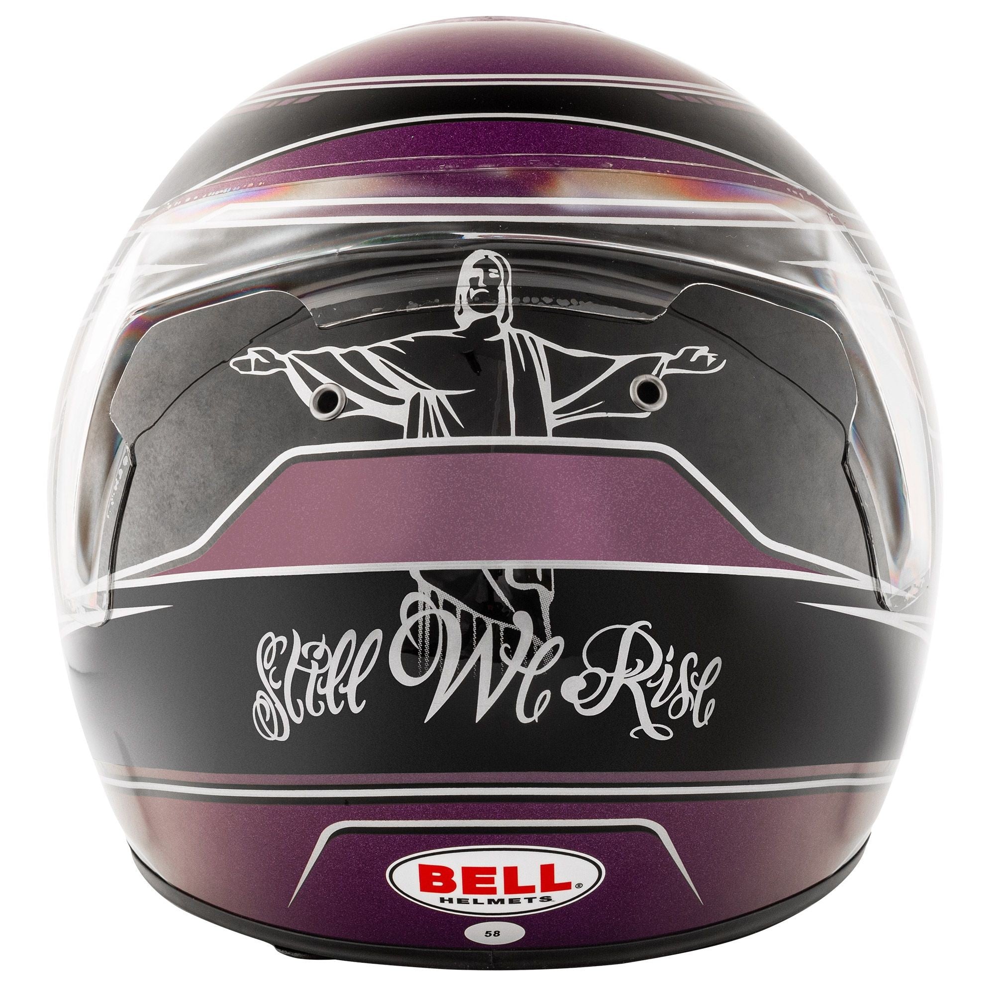 Sparco Casco Bell Kc7-Cmr Lewis Hamilton Karting Negro/Morado Talla 55 Cmr2016 - Sparco | APEXCORSE imagen 3