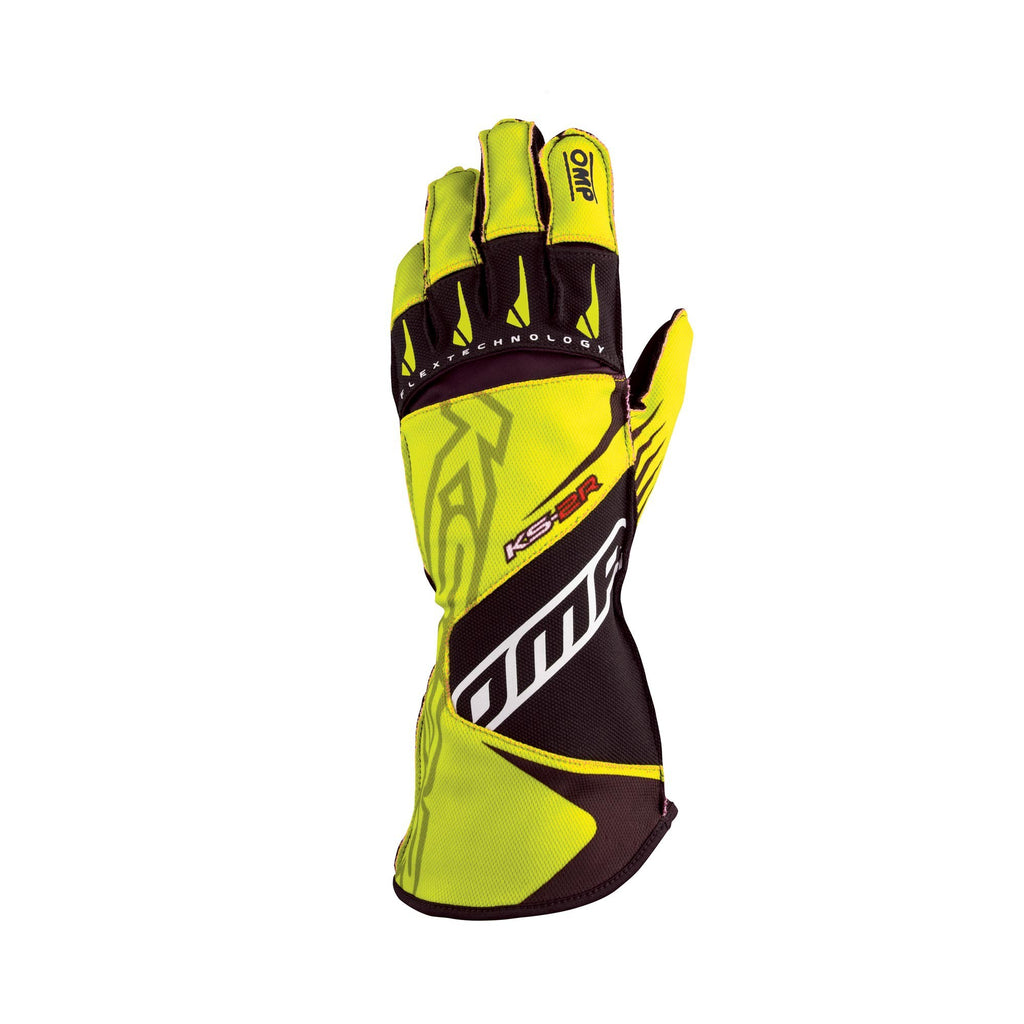 OMP KS-2R GUANTES MY2022 NEGRO/AMARILLO TALLA XXS - OMP original APEXCORSE imagen 3