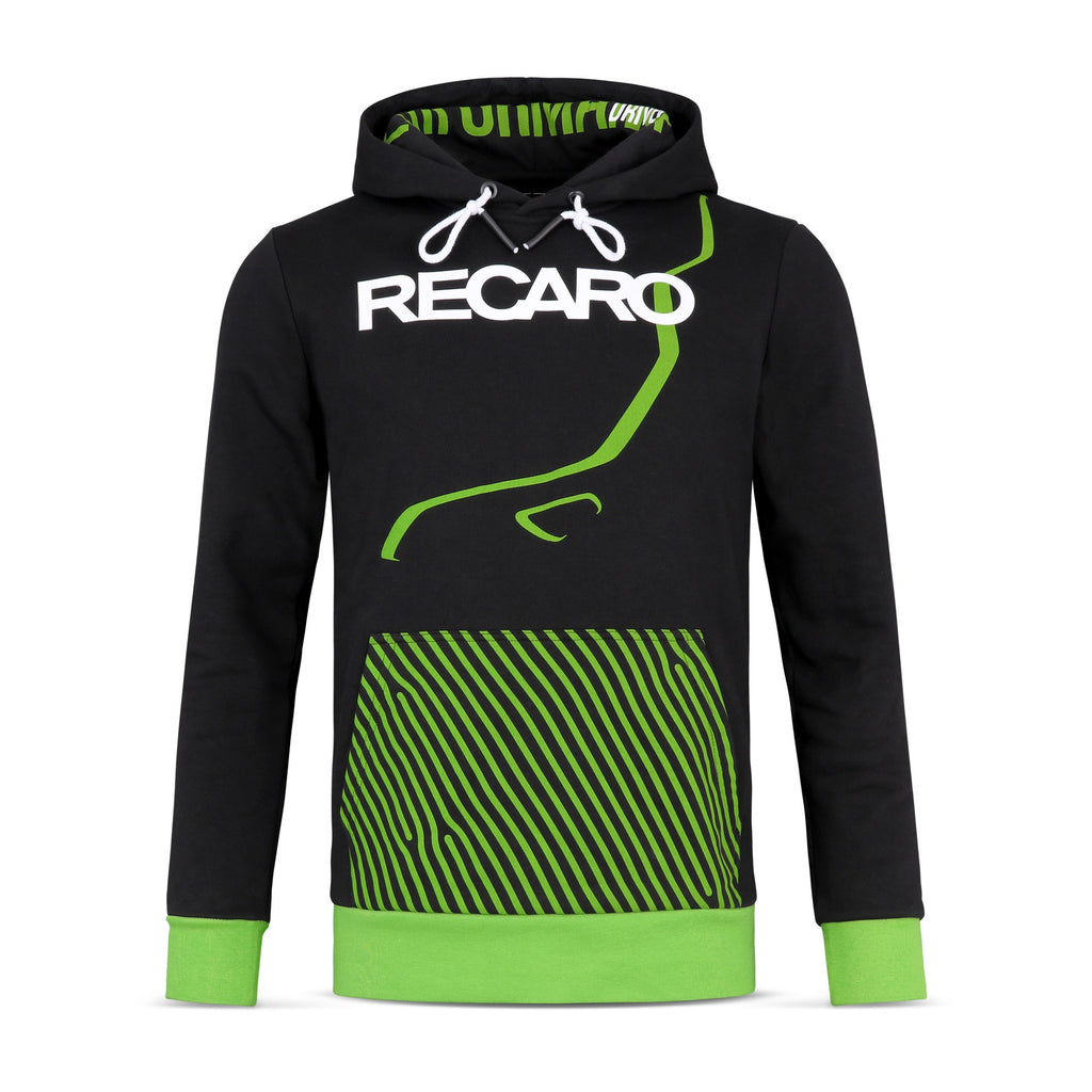 RECARO Sudadera Con Capucha Dinámica, Negra, L - RECARO original APEXCORSE