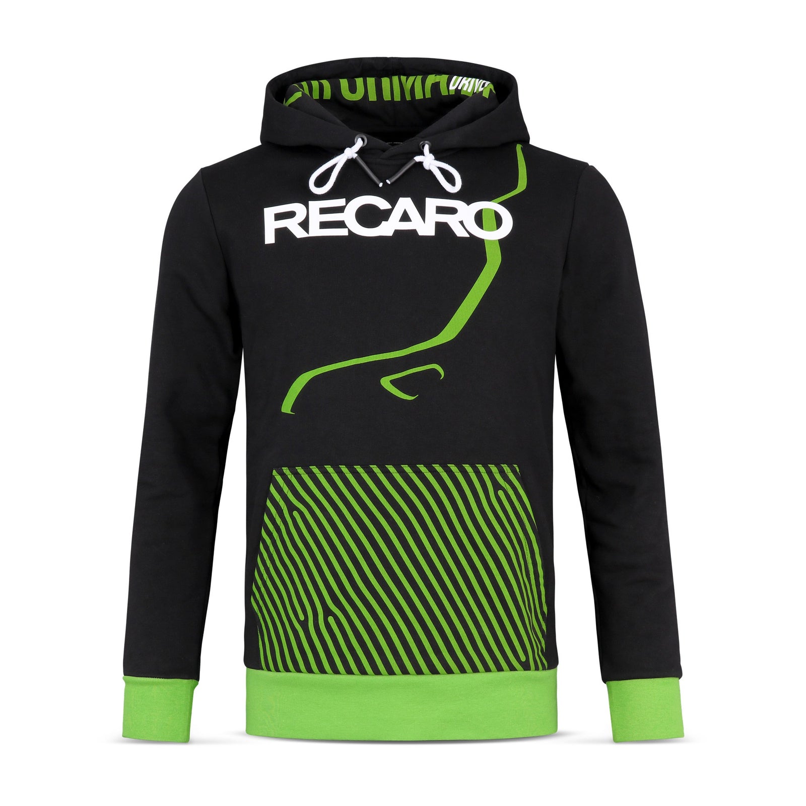RECARO Sudadera Con Capucha Dinámica, Negra, L - RECARO original APEXCORSE