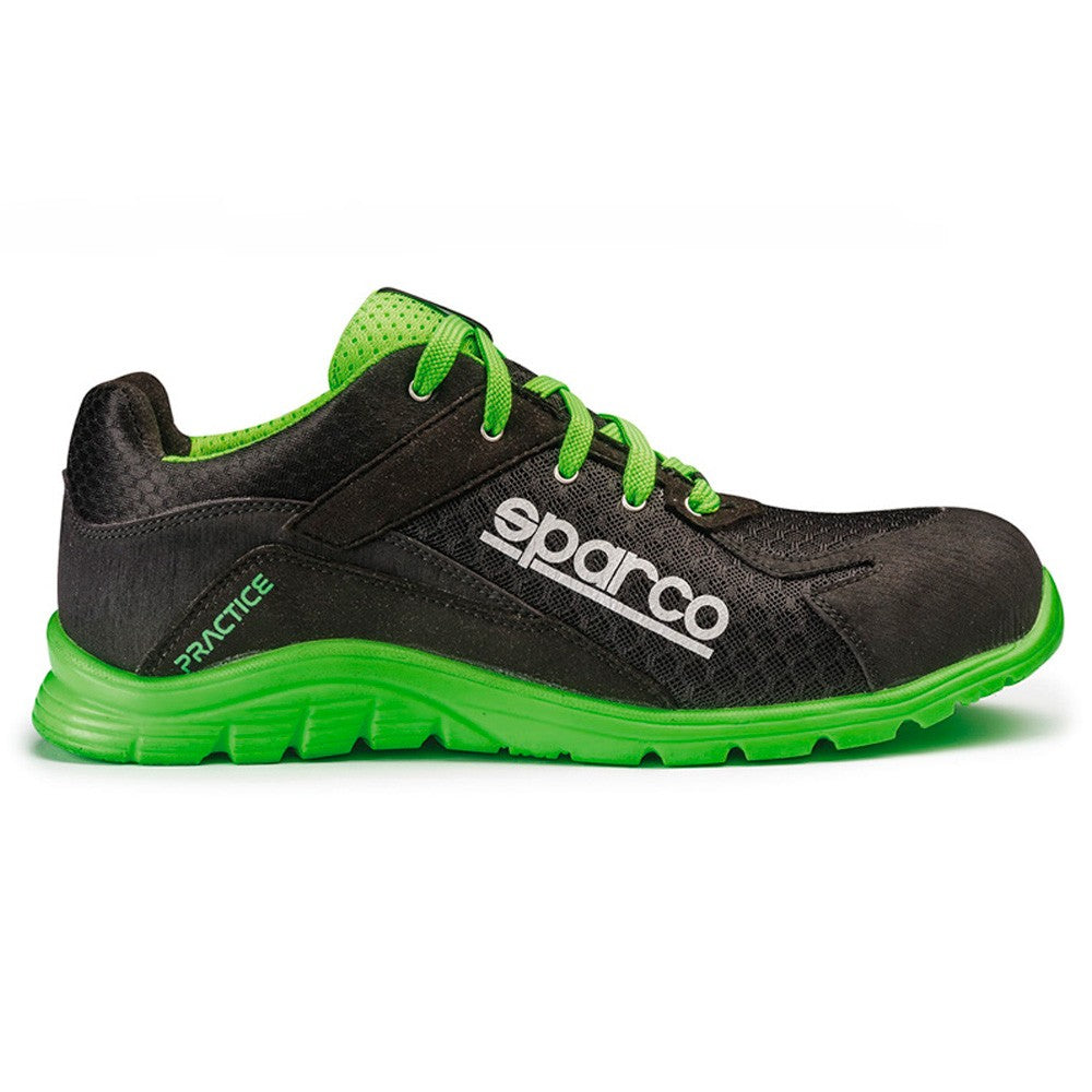 Zapatillas Sparco Practice Keke Talla 48 Negro/Verde S1P Src - Sparco original | APEXCORSE