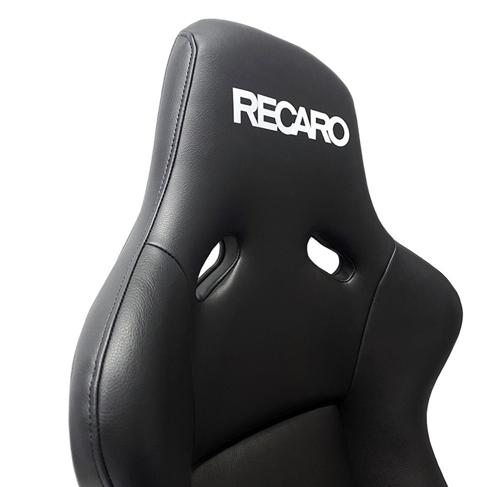 Asiento RECARO (Tuv) Pole Position- Piel Artificial Vinilo Negro Completo Piloto&Copiloto - Imagen 2 RECARO APEXCORSE