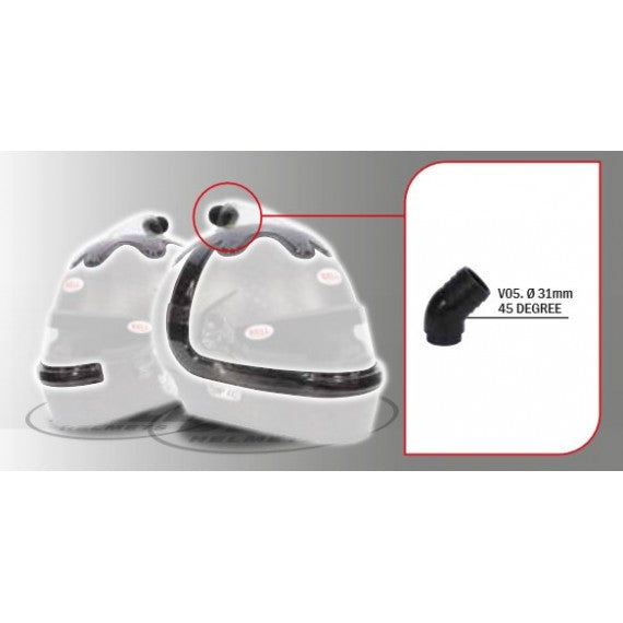 Sparco Kit Ventilación Forzada Intake Parte Superior/Lateral V20 - Hp7/Hp77- 45 Grados - Sparco original | APEXCORSE