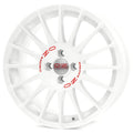 OZ LLANTA SUPERTURISMO WRC 8x18 5x114,30 ET 40 RACE BLANCO RED LETTERING