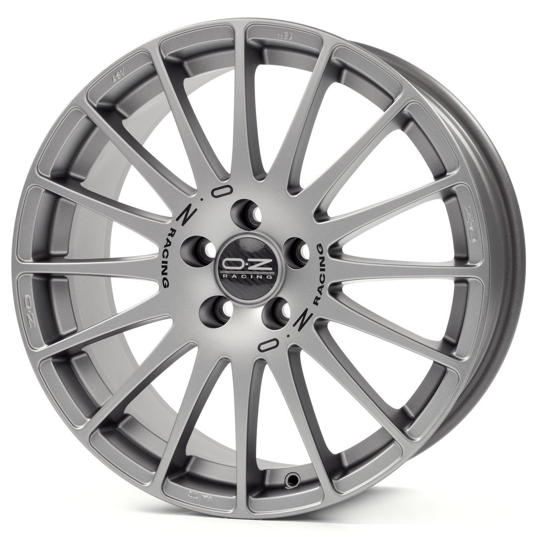 OZ LLANTA SUPERTURISMO GT 7,5x17 5x112 ET 35 GRIGIO CORSA BLACK LETTERING