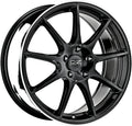 OZ LLANTA VELOCE GT 7,5x17 5x114,30 ET 45 NEGRO BRILLANTE+DIAMOND LIP+SILVER LETTERING