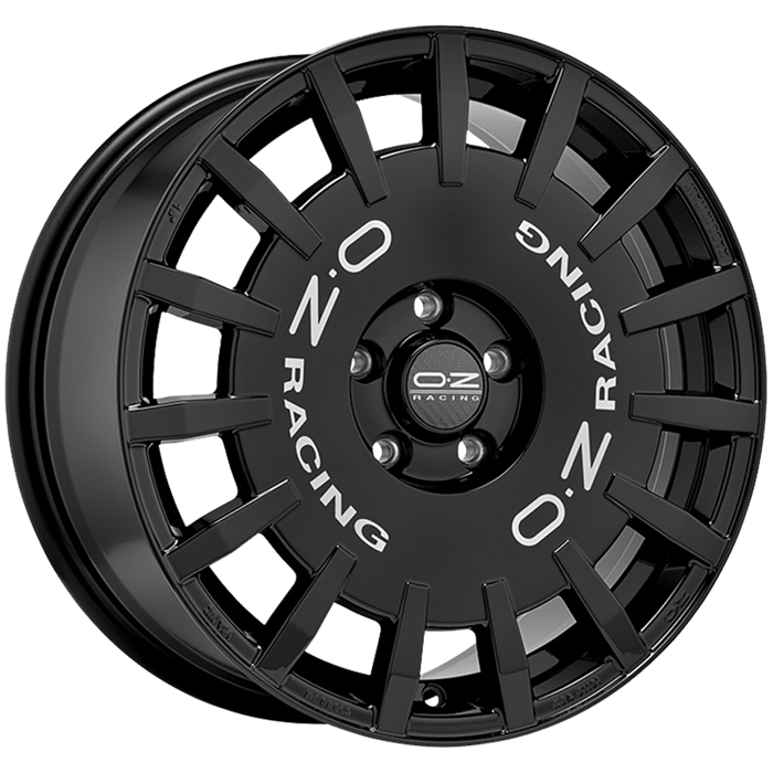 OZ LLANTA RALLY RACING 7x17 4x98 ET 35 NEGRO BRILLANTE SILVER LETTERING