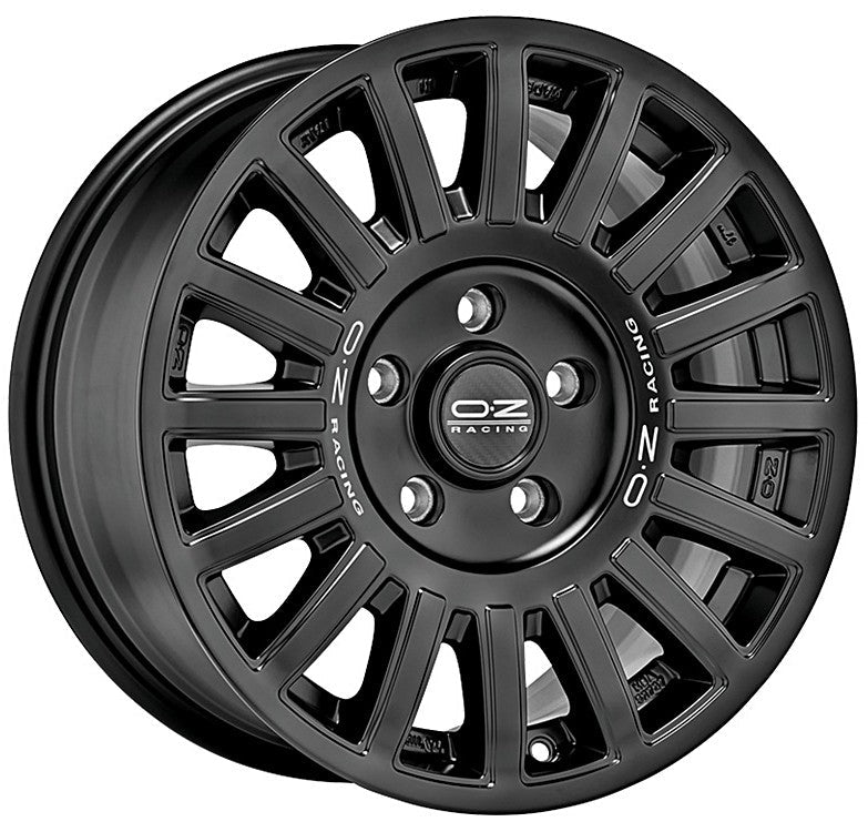 OZ LLANTA RALLY RAID 8x17 5x112 ET 35 NEGRO MATE SILVER LETTERING