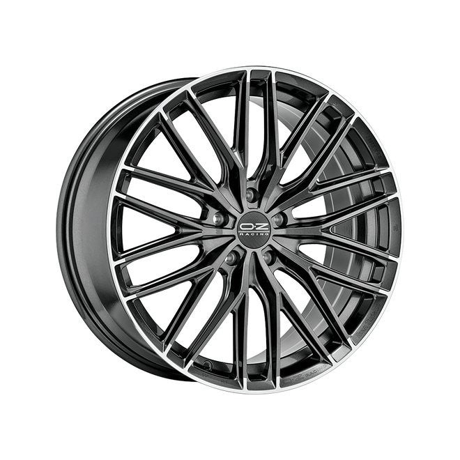 OZ LLANTA GRAN TURISMO HLT 10x20 5x112 ET 43 STAR GRAPHITE DIAMOND LIP