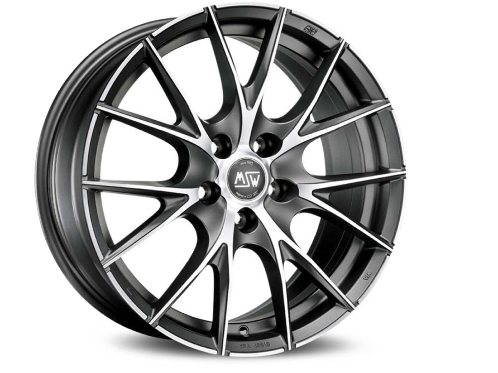 OZ LLANTA MSW 25 9x18 5x110 ET 34 TITANIO MATE PULIDO
