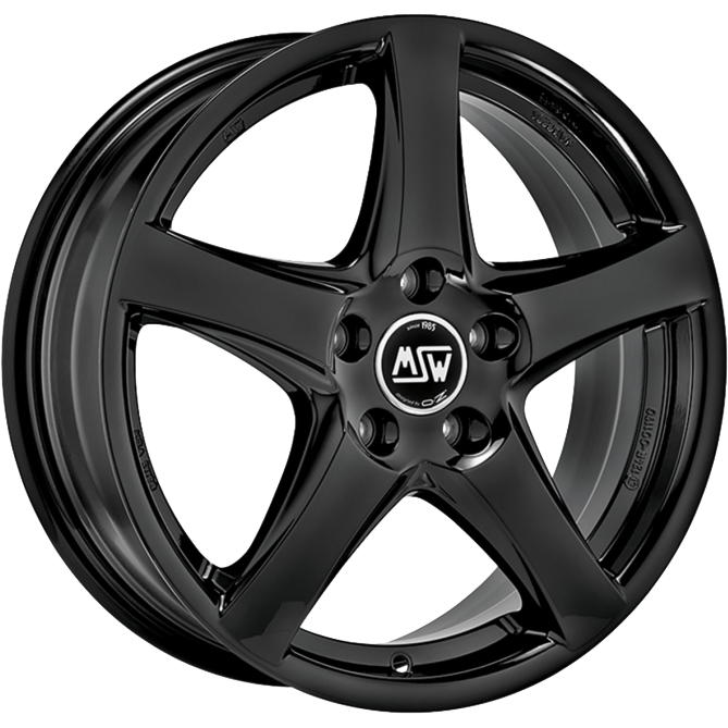 OZ LLANTA MSW 78 6,5x17 5x112 ET 46 NEGRO BRILLANTE