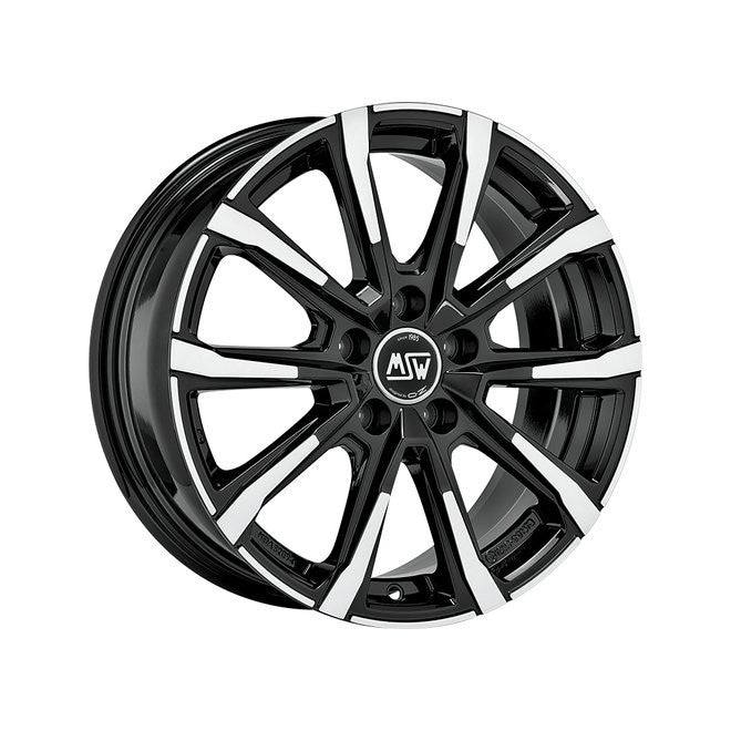 OZ LLANTA MSW 79 6,5x16 5x114,30 ET 32 NEGRO BRILLANTE PULIDO