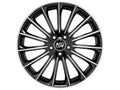 OZ LLANTA MSW 30 9x18 5x112 ET 49 NEGRO BRILLANTE PULIDO