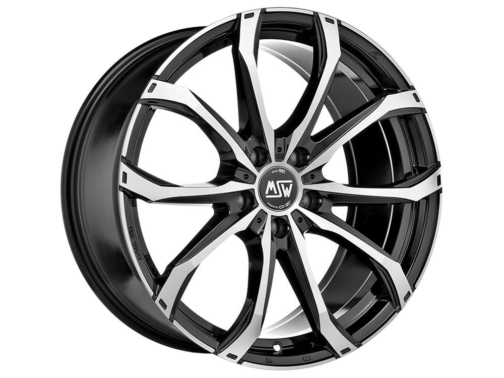 OZ LLANTA MSW 48 7,5x17 5x114,30 ET 45 NEGRO BRILLANTE PULIDO