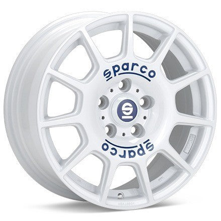 OZ LLANTA SPARCO TERRA 7x16 4x100 ET 42 BLANCO BLUE