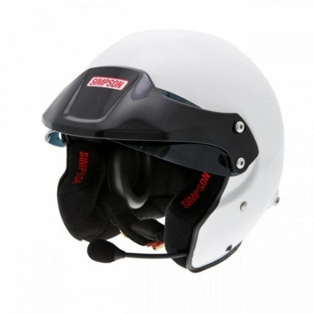 Sparco Casco Rally Blanco Talla Xs Hans (Visera Negra) - Sparco original | APEXCORSE