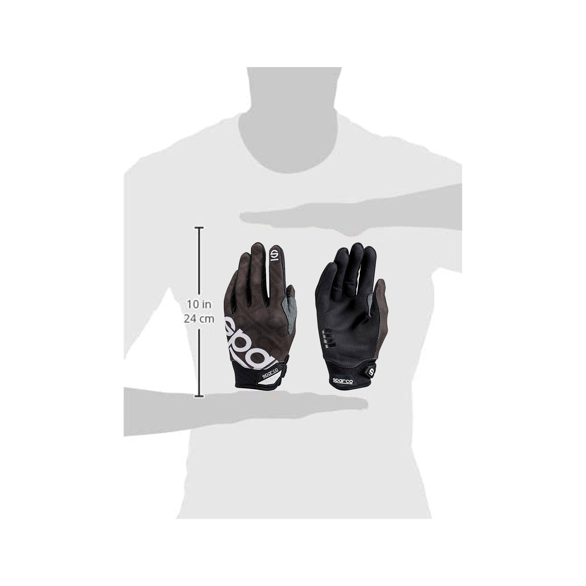 Guantes Sparco Meca 3 Talla L Negro - Sparco | APEXCORSE imagen 5