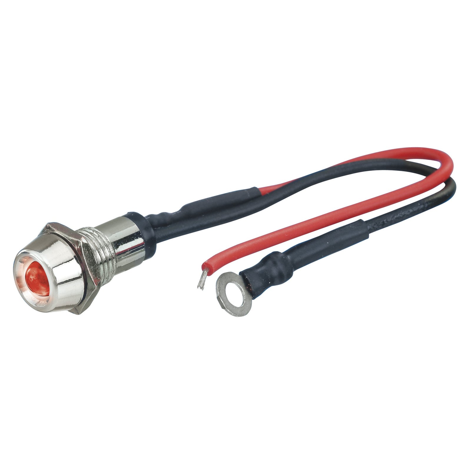FOLIATEC Luz LED Control Chrome Fire Rojo 1 Pieza Ø 10 mm - FOLIATEC original APEXCORSE