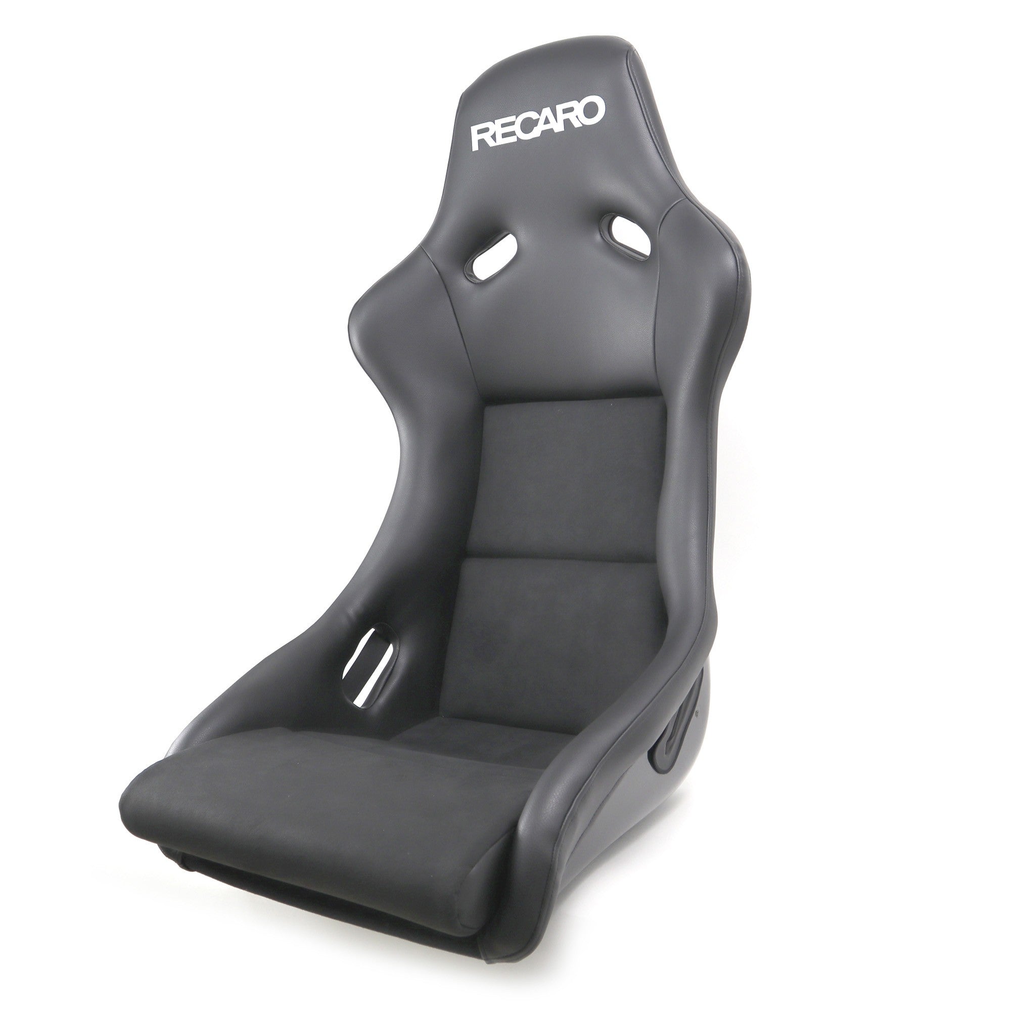 Asiento RECARO (Tuv) Pole Position - Piel Artificial Negro/Dinamica Negro Piloto&Copiloto - RECARO original APEXCORSE