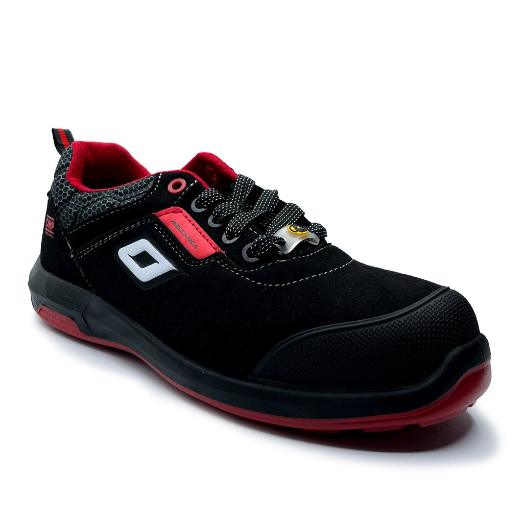 OMP MECCANICA ZAPATILLAS TRABAJO SEGURIDAD S3 SRC ESD PRO URBAN TALLA 42 NEGRO ROJO - OMP original APEXCORSE imagen 3