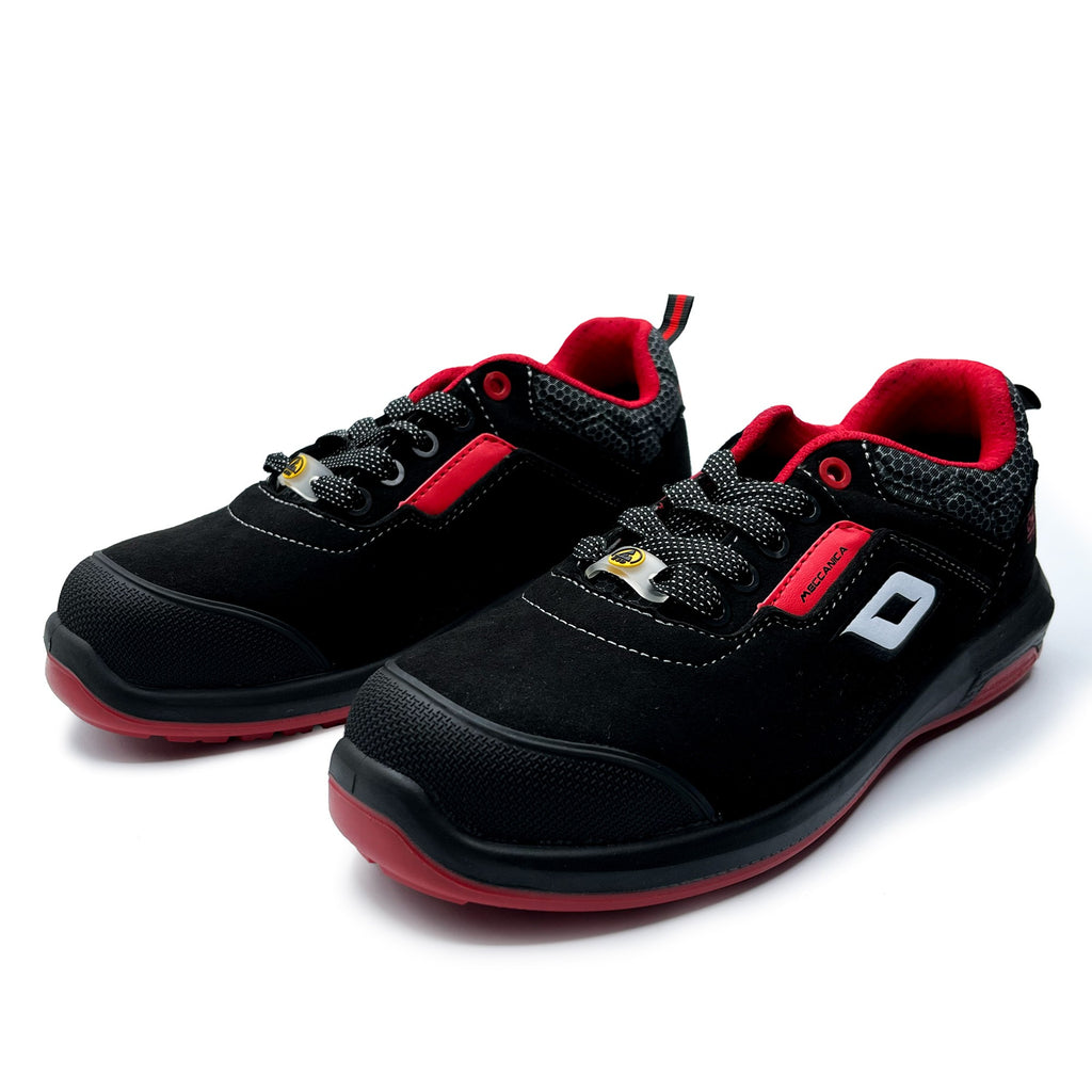OMP MECCANICA ZAPATILLAS TRABAJO SEGURIDAD S3 SRC ESD PRO URBAN TALLA 37 NEGRO ROJO - OMP original APEXCORSE imagen 2