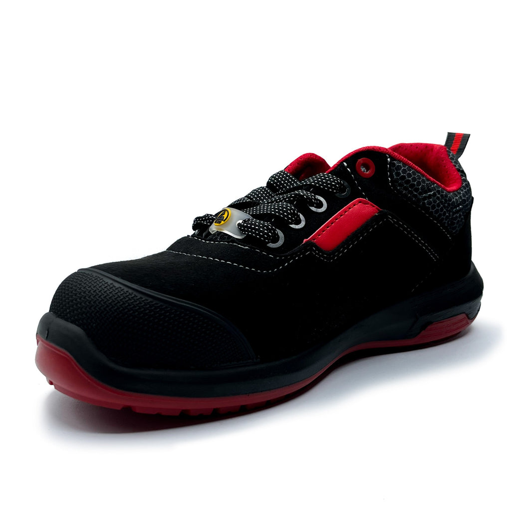 OMP MECCANICA ZAPATILLAS TRABAJO SEGURIDAD S3 SRC ESD PRO URBAN TALLA 37 NEGRO ROJO - OMP original APEXCORSE imagen 4