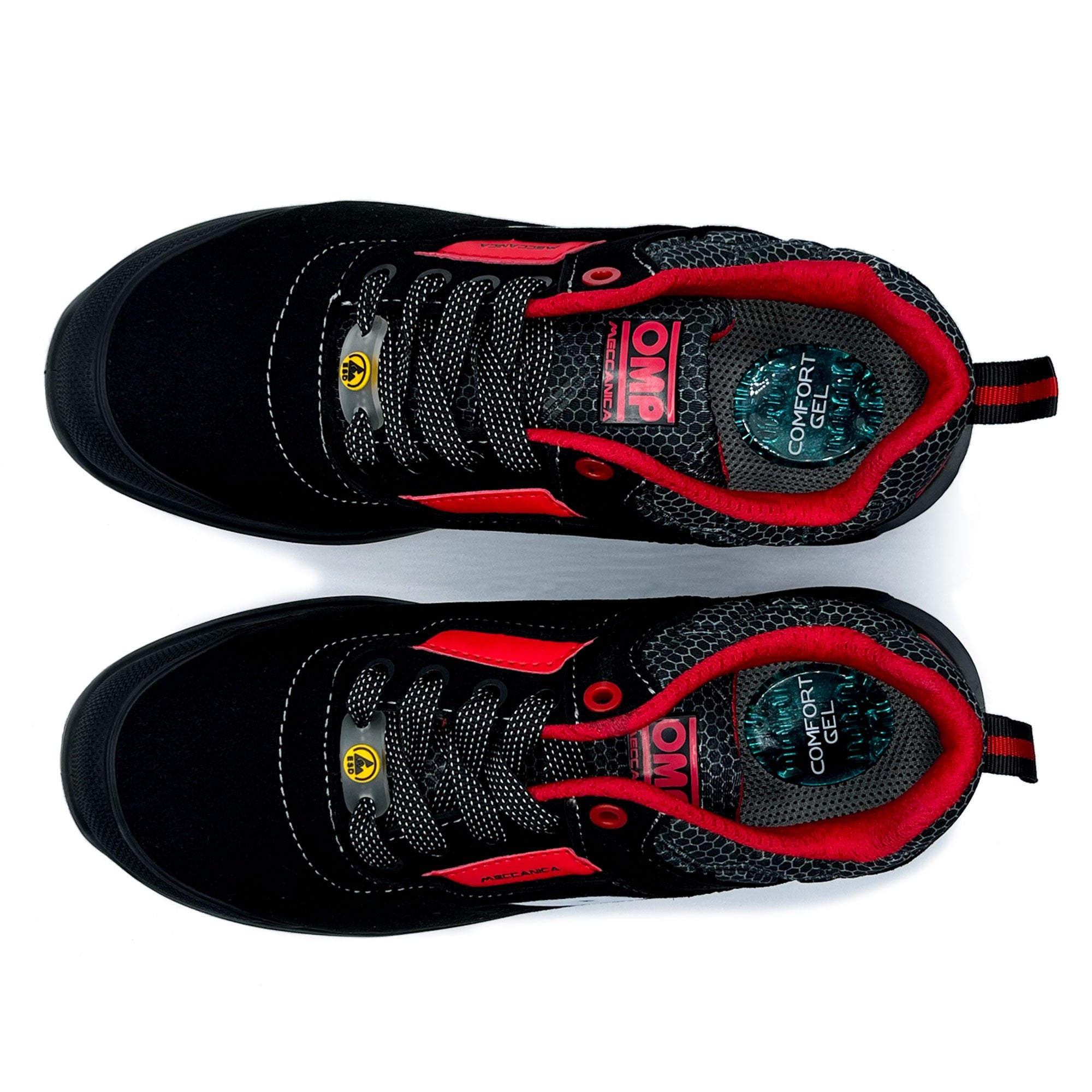 OMP MECCANICA ZAPATILLAS TRABAJO SEGURIDAD S3 SRC ESD PRO URBAN TALLA 37 NEGRO ROJO - OMP original APEXCORSE imagen 9