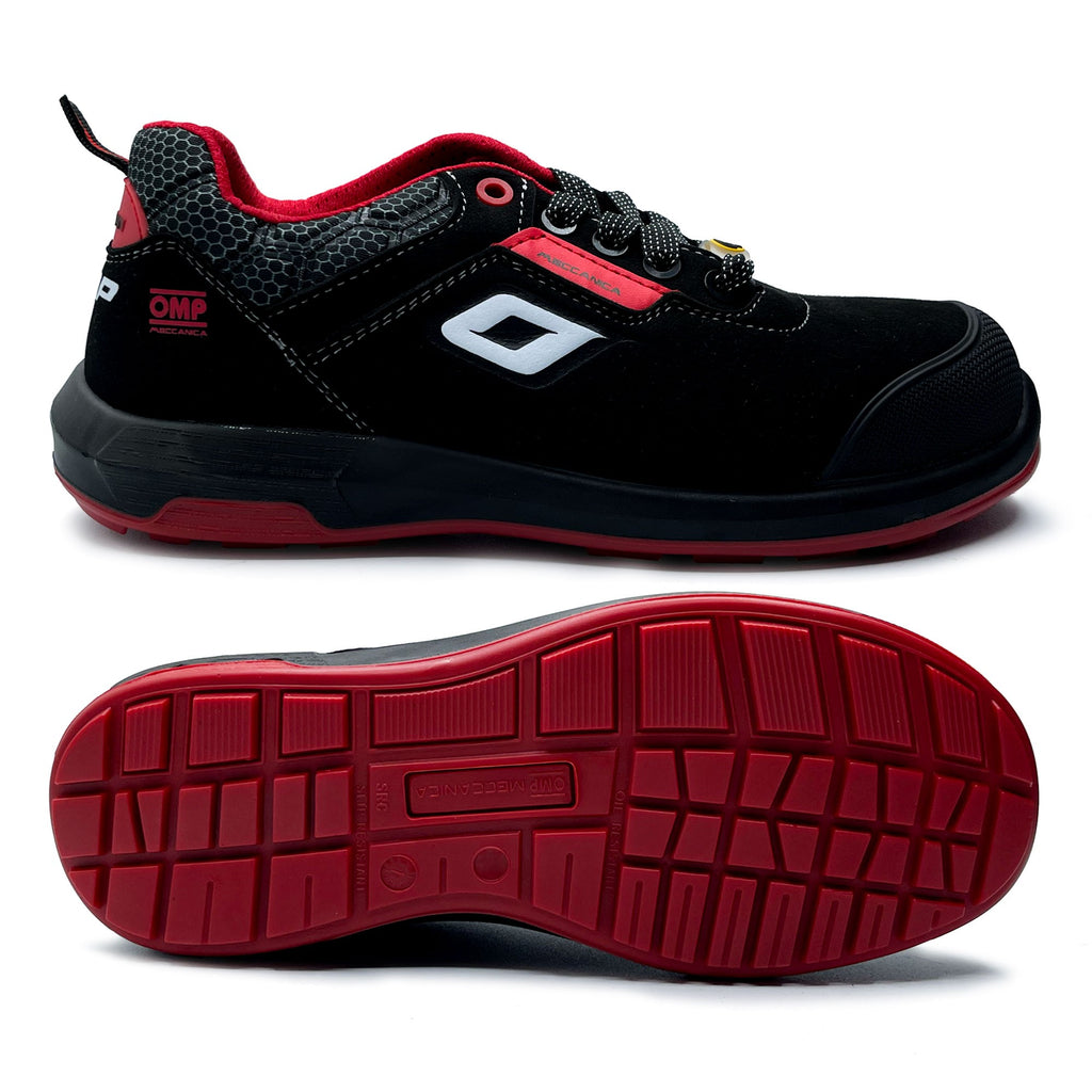 OMP MECCANICA ZAPATILLAS TRABAJO SEGURIDAD S3 SRC ESD PRO URBAN TALLA 37 NEGRO ROJO - OMP original APEXCORSE imagen 5