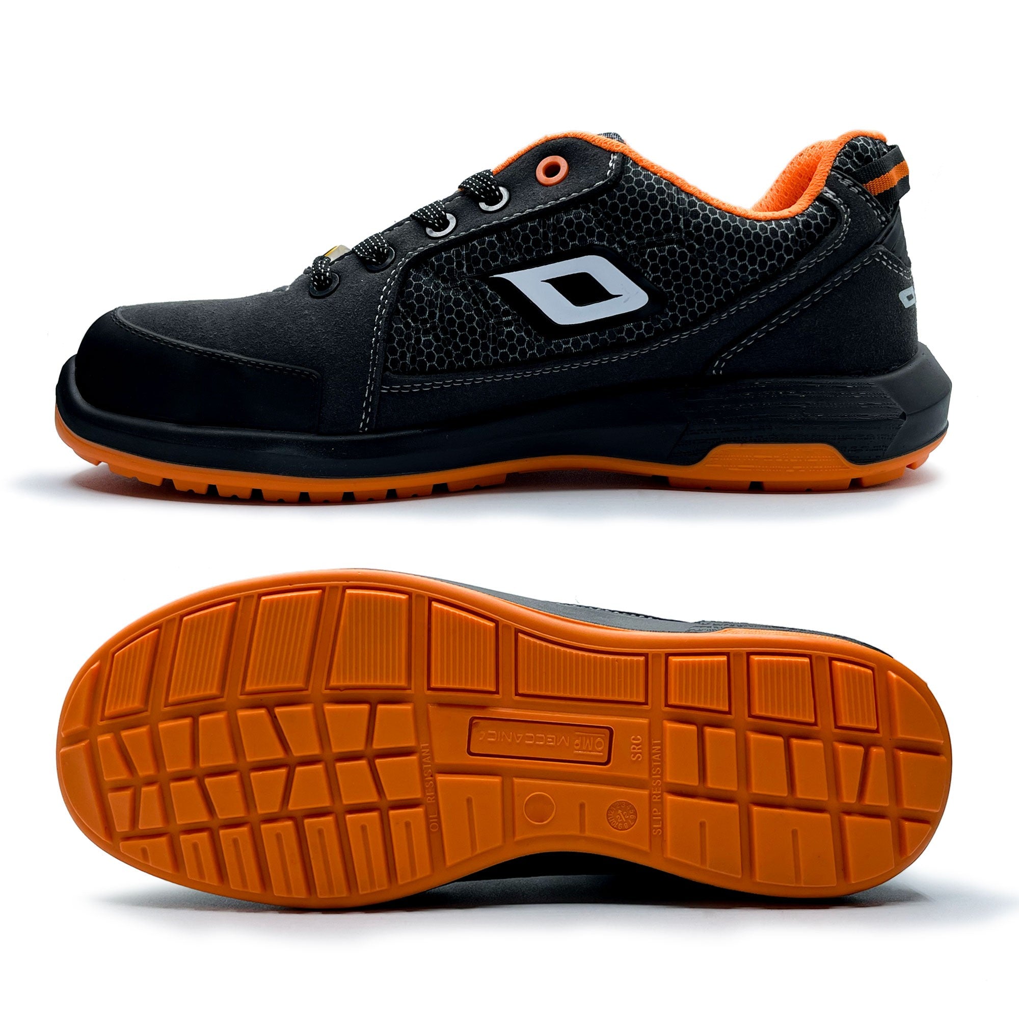 OMP MECCANICA ZAPATILLAS TRABAJO SEGURIDAD S1P SRC ESD PRO SPORT TALLA 40 GRIS NARANJA - OMP original APEXCORSE imagen 5