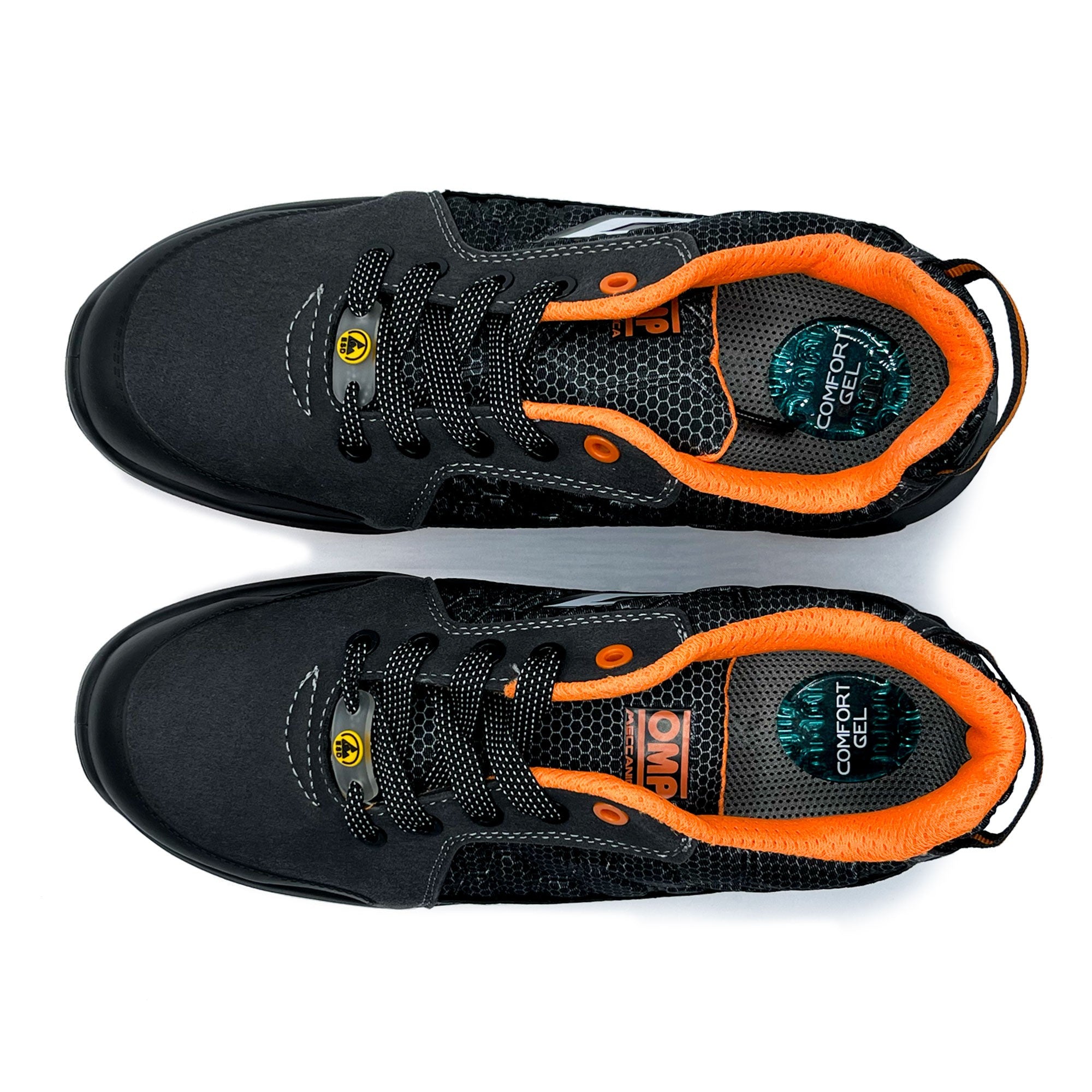 OMP MECCANICA ZAPATILLAS TRABAJO SEGURIDAD S1P SRC ESD PRO SPORT TALLA 39 GRIS NARANJA - OMP original APEXCORSE imagen 9