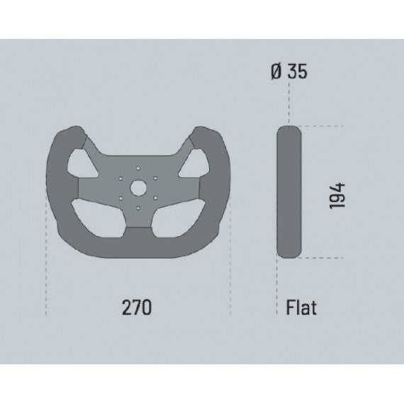 Sparco Volante F-10A Suede Negro - Sparco | APEXCORSE imagen 2