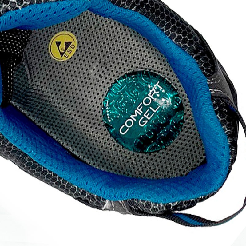 OMP MECCANICA ZAPATILLAS TRABAJO SEGURIDAD S1P SRC ESD PRO SPORT TALLA 38 GRIS AZUL - OMP original APEXCORSE imagen 6