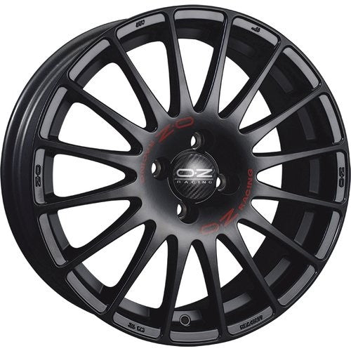 LLANTA OZ RACING SUPERTURISMO GT 8X19 ET48 5X112 NEGRO MATE RED