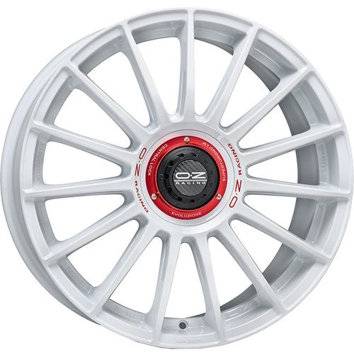 LLANTA OZ RACING SUPERT  EVOLUZ  WRC 8,5X19 ET38 5X114,3 BLANCO