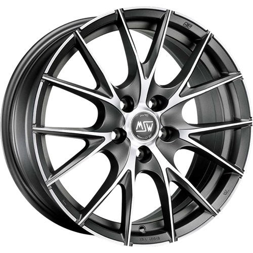LLANTA OZ RACING MSW 25 7X17 ET42 4X100 TITANIO MATE FULL