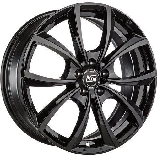 LLANTA OZ RACING MSW 27 7,5X17 ET35 5X100 NEGRO