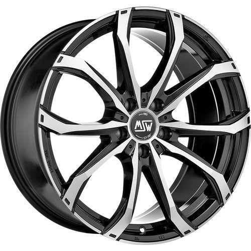 LLANTA OZ RACING MSW 48 8X19 ET45 5X120 NEGRO BRILLANTE FULL