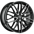 LLANTA OZ RACING MSW 72 8X18 ET40 5X114,3 NEGRO BRILLANTE FULL