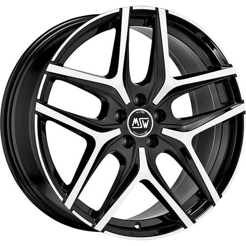 LLANTA OZ RACING MSW 40 10X20 ET40 5X120 NEGRO BRILLANTE FULL