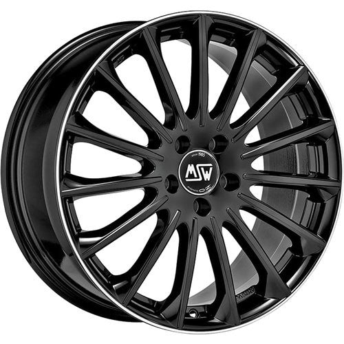 LLANTA OZ RACING MSW 30 7,5X18 ET48 5X112 NEGRO