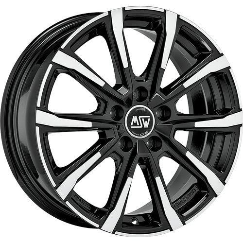 LLANTA OZ RACING MSW 79 7X17 ET48 5X100 NEGRO BRILLANTE FULL