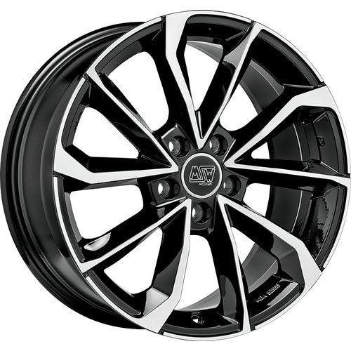 LLANTA OZ RACING MSW 42 8X19 ET35 5X112 NEGRO BRILLANTE FULL
