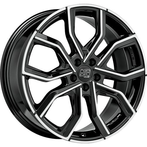 LLANTA OZ RACING MSW 41 8X19 ET27 5X112 NEGRO BRILLANTE FULL