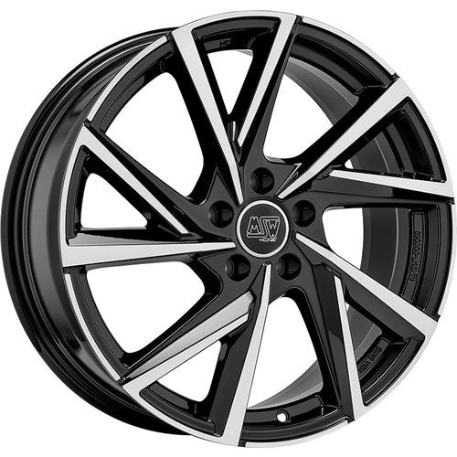 LLANTA OZ RACING MSW 80-5 8X18 ET26 5X112 NEGRO BRILLANTE FULL