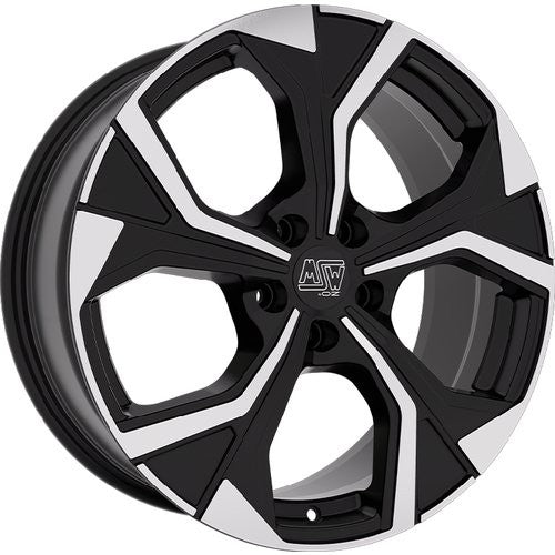 LLANTA OZ RACING MSW 43 8,5X20 ET45 5X114,3 NEGRO BRILLANTE FULL
